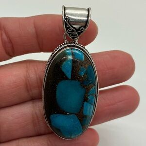 COPPER CHRYSOCOLLA PENDANT